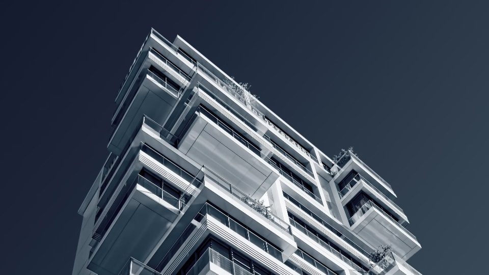 A modern multi-family apartment building in Miami Dade